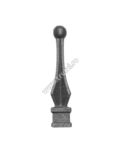 VARF TURNAT GAURA 16X16MM, H 140MM, L 36MM