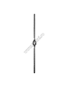 MONTANT DREPT SECT. 12X12MM AMPRENTAT, H 900MM, L 55MM