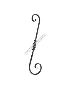 MONTANT CURBAT SECT. 12X12MM AMPRENTAT, H 900MM, L 150MM