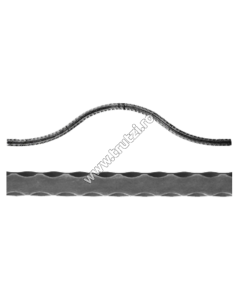 ARCADA "OMEGA" SECT. 40X5MM AMPRENTAT MARGINI, H 210-220MM, L 1000MM