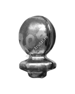 TERMINATIE BALUSTRADA DIN TABLA BAZA 28X28MM, H 96MM, L 58MM, GR. 1.5MM