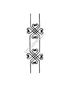 PANOU BALUSTRADA SECT. 12X6MM, H 900MM, L 250MM