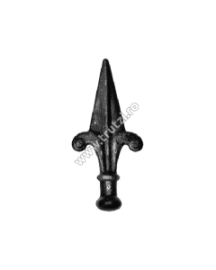 VARF DIN OTEL BAZA FI 25MM, H 135MM, L 65MM