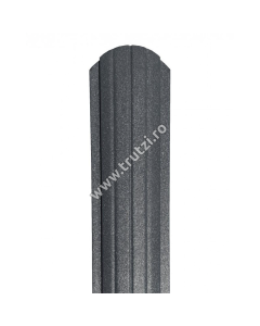 SIPCA OMEGA 0.50 MM VOPSITA PE O PARTE GRAFIT GRI RAL 7024 MAT STRUCTURAT