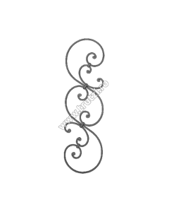 PANOU BALUSTRADA SECT. FI 12MM, H 895MM, L 245MM