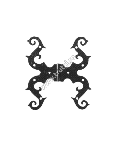 BALAMA ORNAMENTALA DIN TABLA AMBUTISATA H 160MM, L 185MM, GR. 3MM