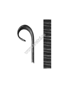 TERMINATIE POARTA SECT. 40X8MM AMPRENTAT TRANSVERSAL, H 100MM, L 70MM