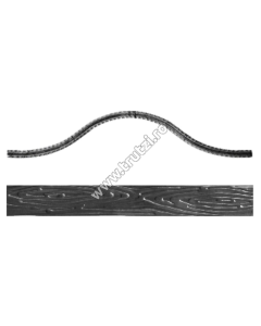 ARCADA "OMEGA" SECT. 40X4MM AMPRENTAT SCOARTA, H 210-220MM, L 1000MM