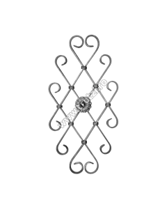 PANOU FORJAT SECT. 16X6MM CANELAT, H 700MM, L 350MM