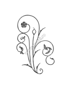 PANOU FORJAT "IEDERA" SECT. FI 12MM AMPRENTAT, H 1100MM, L 650MM