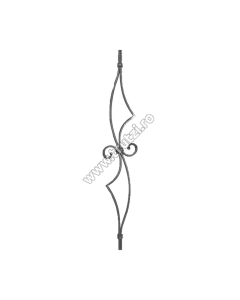 PANOU BALUSTRADA SECT 16X8 MM LIS , H 900 MM, L 150 MM