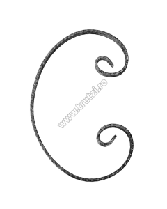 ELEMENT "C" SECT. 12X5MM AMPRENTAT CANT, H 300MM, 160MM