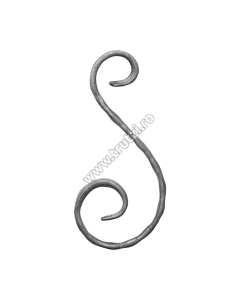 ELEMENT "S" SECT. 12X5MM AMPRENTAT, H 150MM, L 70MM