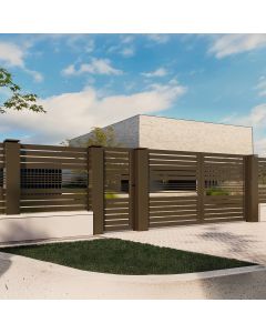 Pachet de baza sistem de imprejmuire VELIS,  poarta auto batanta, 10,01m