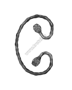 ELEMENT "C" CU MURA SECT. 12X5MM AMPRENTAT H 150MM, L 85MM