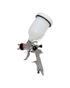 PISTOL DE VOPSIT CU REZERVOR DE PLASTIC 0.6 L CU DUZA 1.5MM
