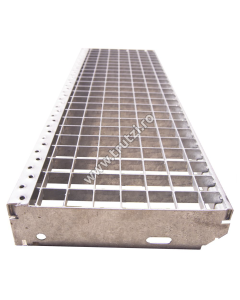 TREAPTA ZINCATA P. 20X2, 270X1000 MM, OCHI 33X33 MM