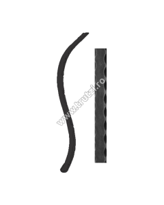 TERMINATIE MANA CURENTA SECT. 40X8MM AMPRENTAT MARGINI, H 700MM, L 200MM