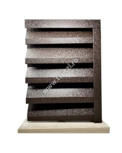 PROFIL INTARITOR V-MAT STRUCTURAT, MARO RAL 8019