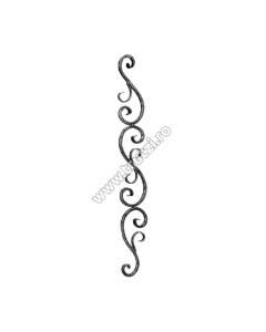 PANOU BALUSTRADA SECT. 12X12MM AMPRENTAT, H 900MM, L 125MM