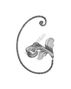 ELEMENT "C" ROLUIT CU FRUNZA SECT 16X8 MM AMPRENTAT, H:315 MM , L: 195 MM