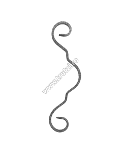 ELEMENT ACOLADA SECT. 12X5MM AMPRENTAT CANT, H 260MM, L75MM