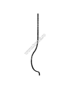 MONTANT CURBAT SECT. 12X12MM, INT. 110MM, H 900MM