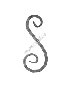 ELEMENT "S' SECT. 12X12MM AMPRENTAT BATUT, H 180MM, L 90MM