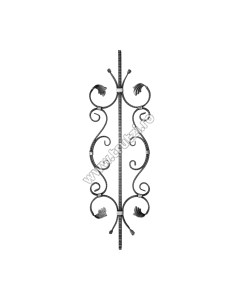 PANOU BALUSTRADA SECT. 12X12MM AMPRENTAT TRANSVERSAL, H 900MM, L 275MM