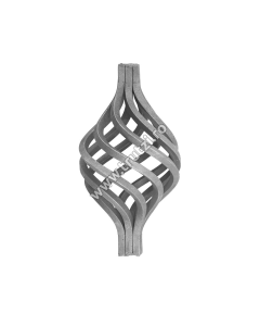 ELEMENT SPIRALAT BAZA 20X20MM, H 180MM, L 100MM