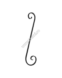 MONTANT CURBAT SECT. 12X12MM AMPRENTAT, H 900MM, L 150MM