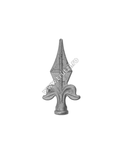 VARF DIN OTEL BAZA FI 26MM, H 138MM, L 68MM