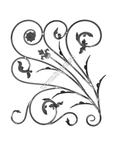 PANOU FORJAT SECT. FI 12MM AMPRENTAT, H 880MM, L 750MM