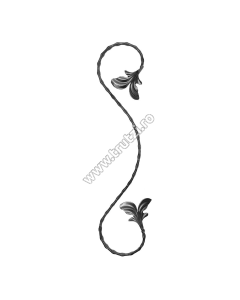 ELEMENT ACOLADA SECT. 12X5MM AMPRENTAT, H 450MM, L 100MM