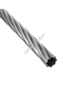 TEAVA ROTUNDA AMPRENTATA FI 42.4X1.0MM