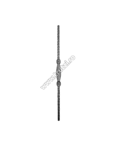 MONTANT DREPT SECT. 12X12MM AMPRENTAT, H 900MM, L 37MM