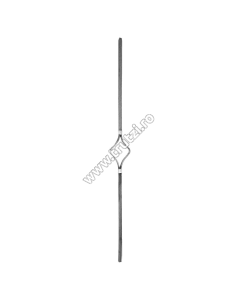 MONTANT BALUSTRADA SECT. 12X12MM CANELAT, H 900MM, L 100MM