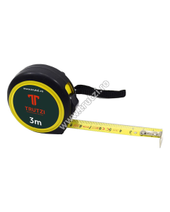 RULETA 3 M CU CARCASA DE CAUCIUC SI BANDA DE 16X0,14 MM