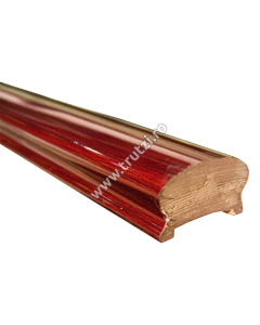 MANA CURENTA PVC ROSU, L 4000 MM, 65x40