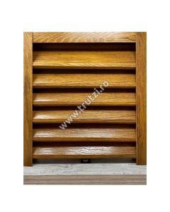 PROFIL U VERTICAL PERFORAT IMITATIE LEMN STEJAR