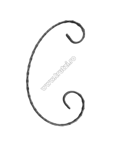 ELEMENT "C" SECT. 12X5MM AMPRENTAT, H 250MM, L 160MM