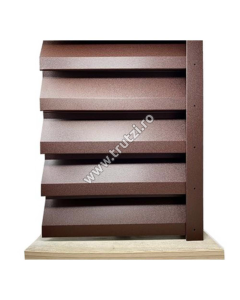 PROFIL U ORIZONTAL  MAT BMG DUBLU, MARO RAL 8017