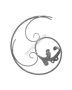 ELEMENT "C" CU FRUNZA SECT. FI 12MM AMPRENTAT, H 480MM, L 400M