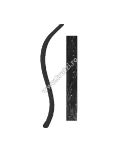 TERMINATIE MANA CURENTA SECT. 40X5MM AMPRENTAT SCOARTA, H 700MM, L 200MM