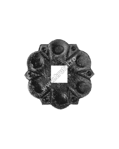 PLACUTA TURNATA PT. BALUSTRADA FI 100MM, GAURA 30X30MM, GR. 6MM