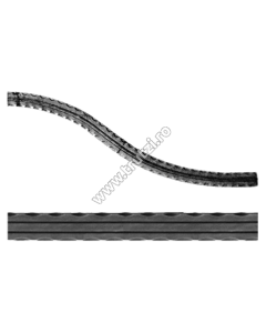 ARCADA "OMEGA" PE DR SECT. 30X5MM AMPRENTAT DUNGI, H 250-300, L 2000MM