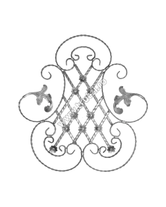 PANOU FORJAT SECT. 12X5MM AMPRENTAT, H 690MM, L 650MM