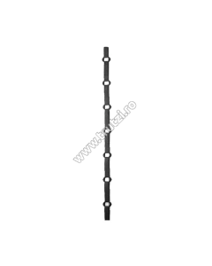 BARA FORATA SECT. 14X14MM AMPRENTAT, GAURA 12X12MM, L 2000MM