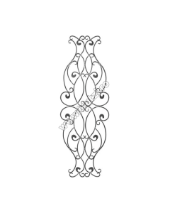 PANOU FORJAT SECT 16X8 MM , H 1200MM , L 520MM