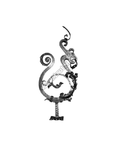 PRIM MONTANT "DRAGON" SECT. 30X30MM, H 1000MM, L 400MM